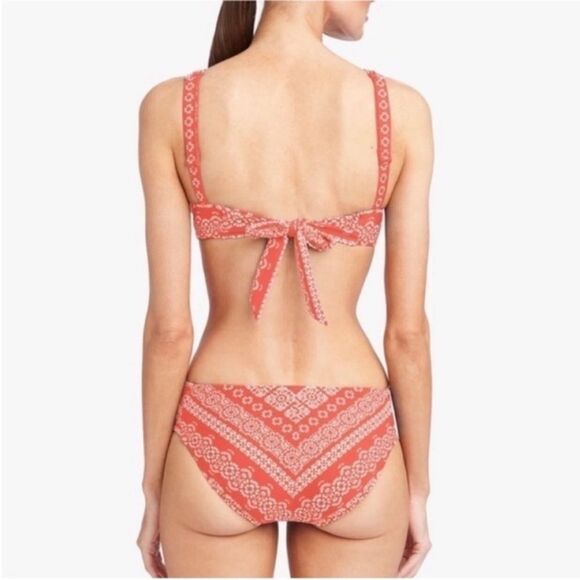 Robin Piccone Red Patterned Bikini Brand new with tags - Picture 2 of 2